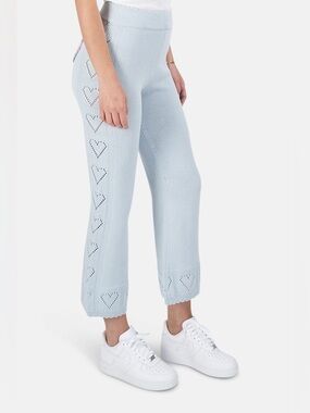 LOVESHACKFANCY WOMEN'S TORO PANTS IN Morning Coast Blue SIZE XS